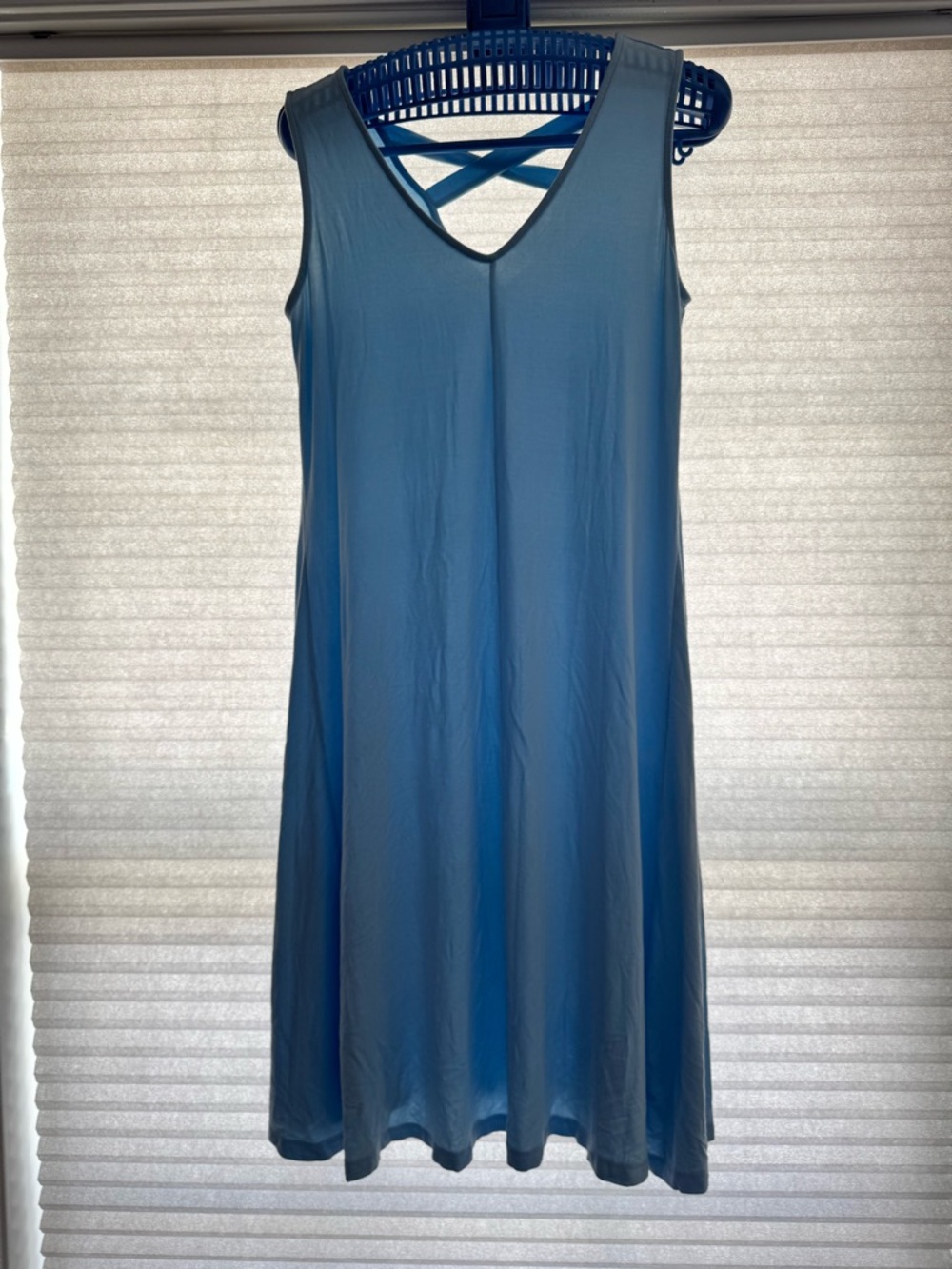 Style & Co. Light Blue Casual Top with Scoop Neck